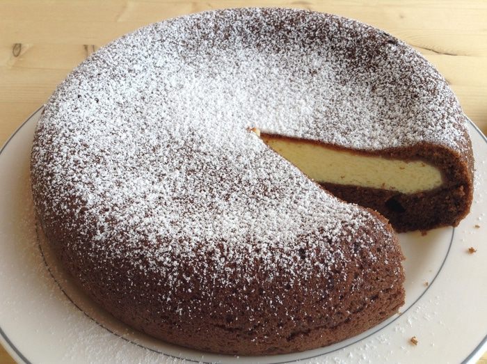 Шоколадно-творожный пирог в мультиварке
