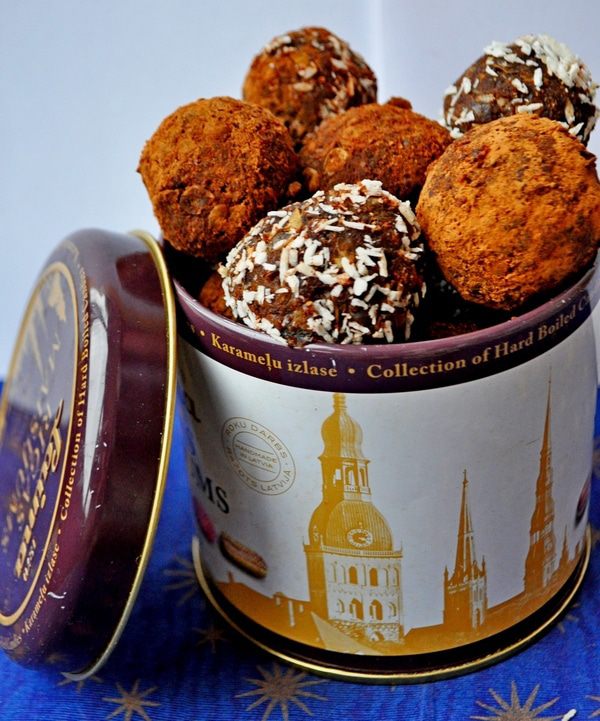 Полезные конфеты из чечевицы и фиников