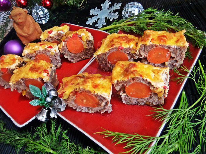 Мини-мясные буханки с сюрпризом
