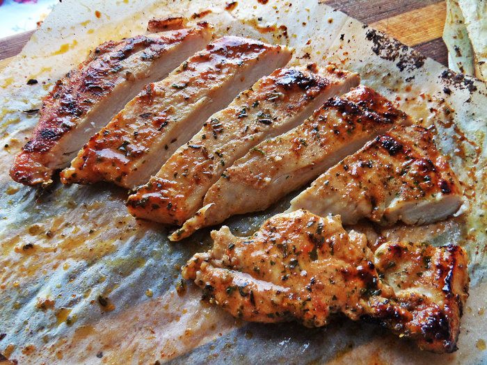 Курочка с гречкой и грибами