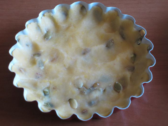 Тарталетки с овощами и йогуртовой заливкой