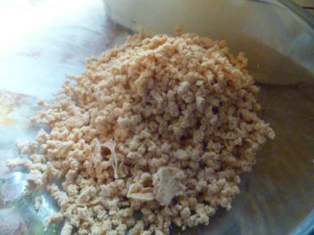 Картофельный пирог с мясным паштетом