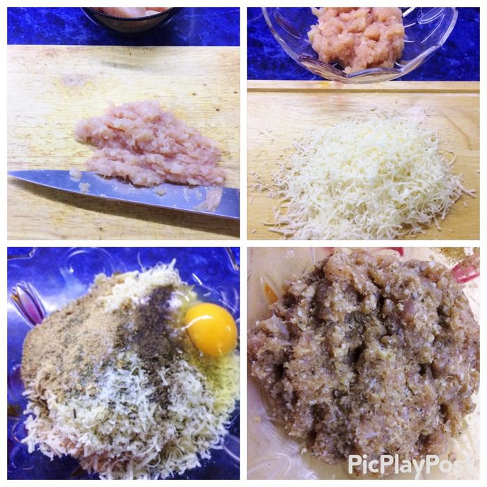 Куриные котлеты с пармезаном