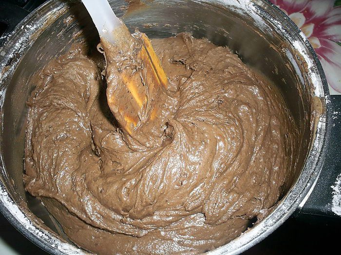 Шоколадный пирог с творогом &amp;quot;Мраморный&amp;quot;