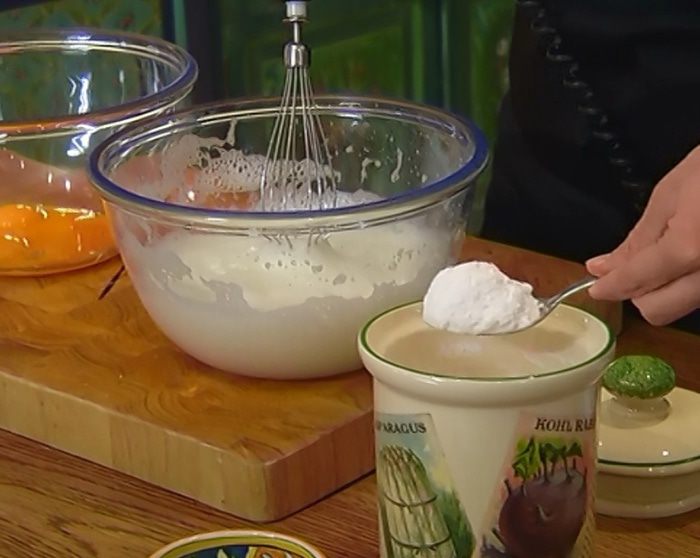 Бисквит на зеленом чае 