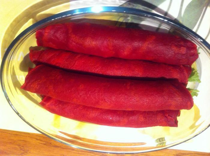 Блинные рулетики с семгой &amp;quot;Проводы Зимы и встреча Весны&amp;quot;