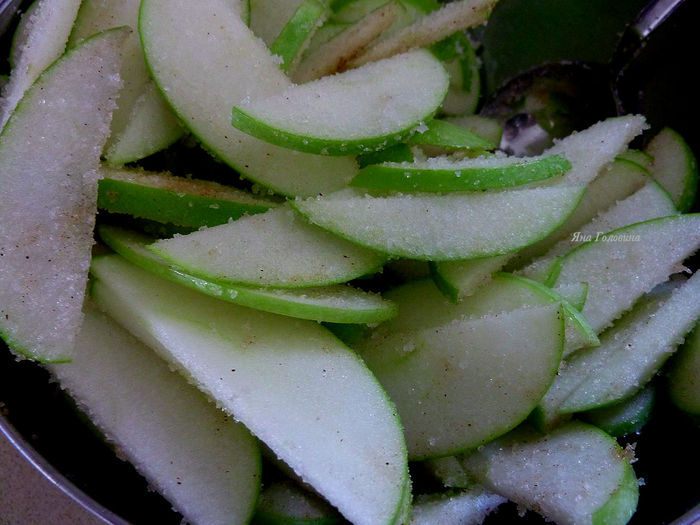 Деревенский яблочный тарт