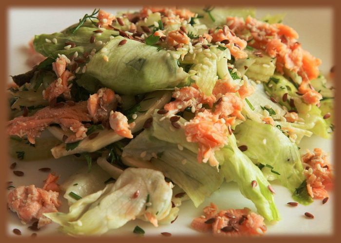 Легкий и сытный салат (для Анастасии)