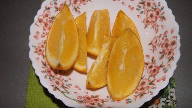 Кекс из вареного апельсина