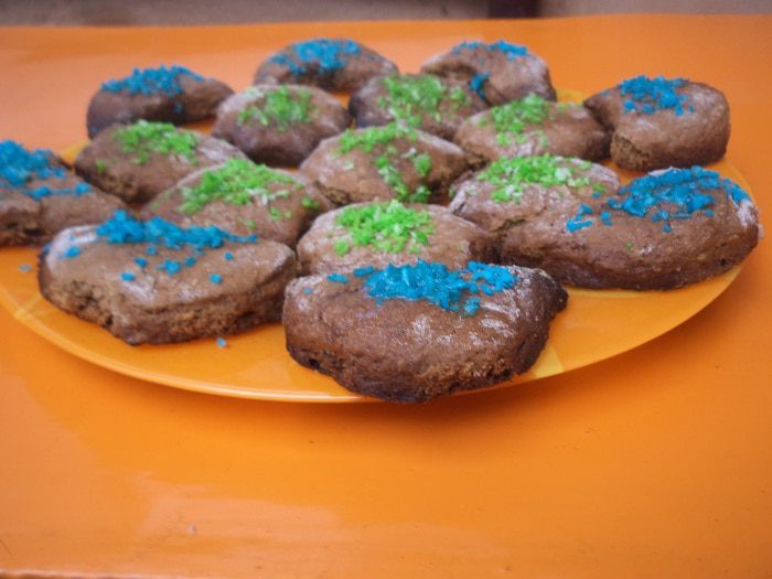 Кофейно-ореховое печенье