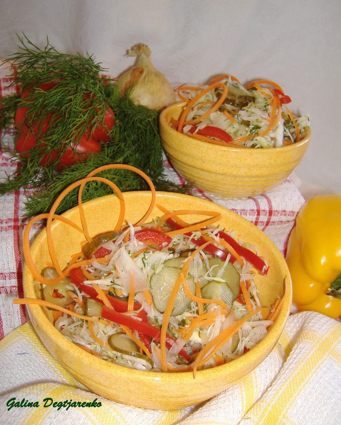 Салат из капусты &amp;quot;Охотничий&amp;quot;