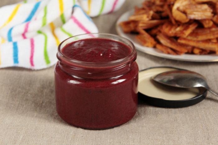 Фучжу с вишневым соусом