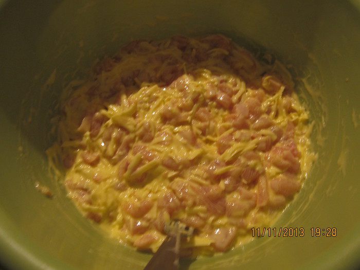 Сырные котлетки из куриного филе