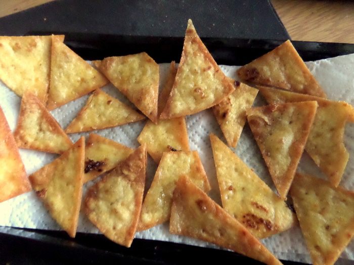 Быстрый омлет из микроволновки с чипсами