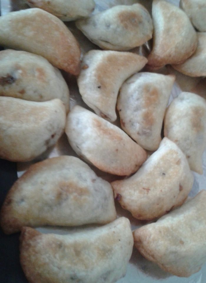 Кундюмы с гречкой и грибами