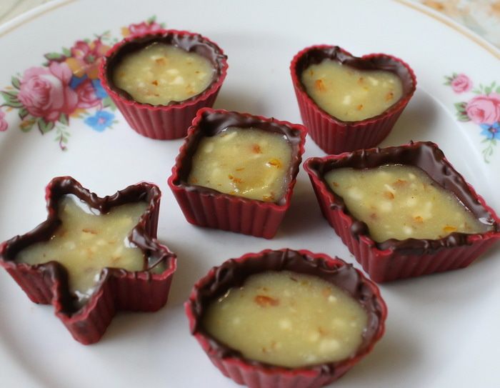 Шоколадные конфеты с начинкой