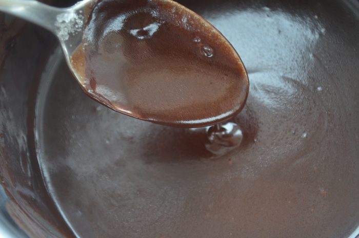 Бостонский пирог с ванильным заварным кремом