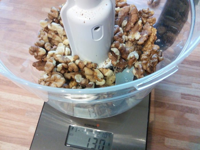 Ореховый тарт с персиковым курдом 