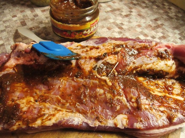 Рулет из свиной пашинки