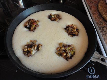Омлет с грибами (духовой)