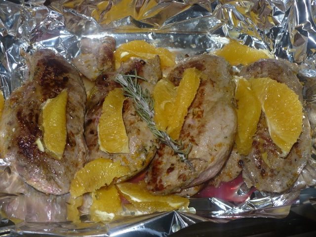 Утиная грудка в апельсиновом соусе