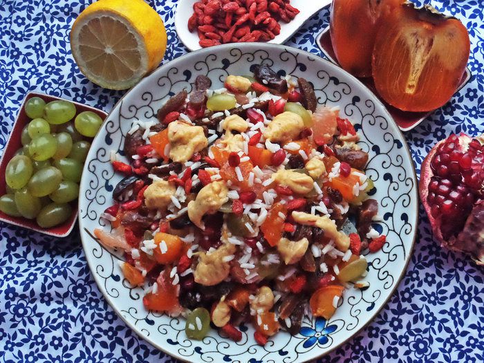 Фруктовый салат с арахисовым вкусом