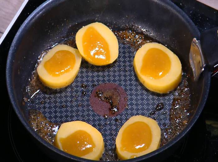 Семга с картофелем в медовой глазури 