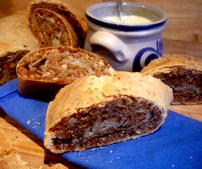 Ореховый штрудель с миндальным соусом, или работа над ошибками