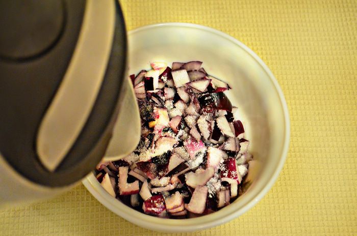 Салат с кальмарами и сельдереем