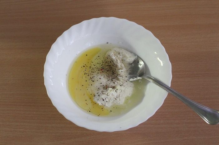 Закуска из баклажанов с нежным соусом