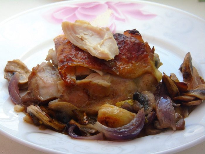 Курица в вине