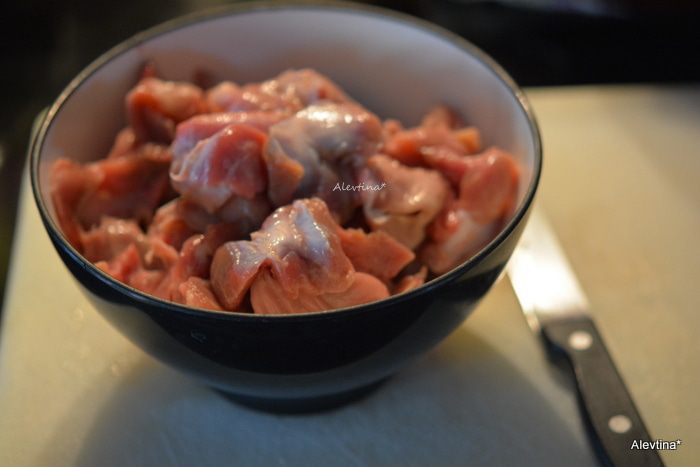 Куриные желудочки в мультиварке