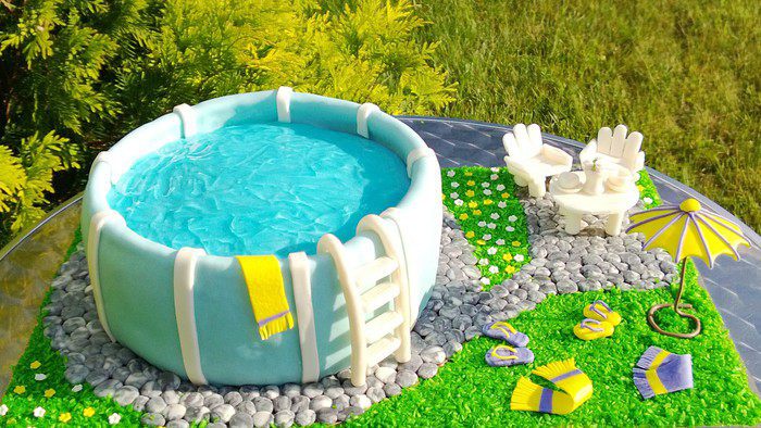 Торт &amp;quot;Бассейн&amp;quot;