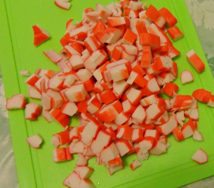 Котлетки из крабовых палочек