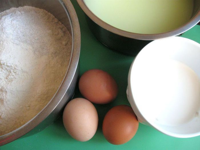 Блины с припеком