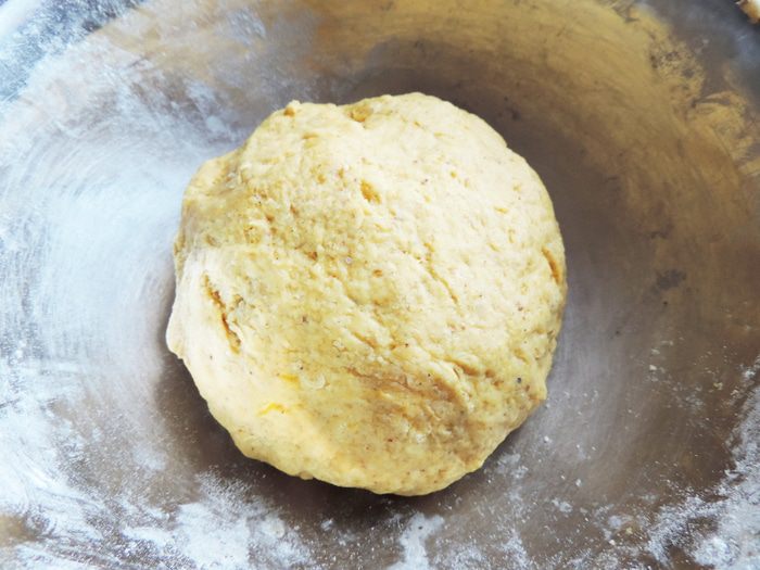 Тыквенный пирог с яблоками