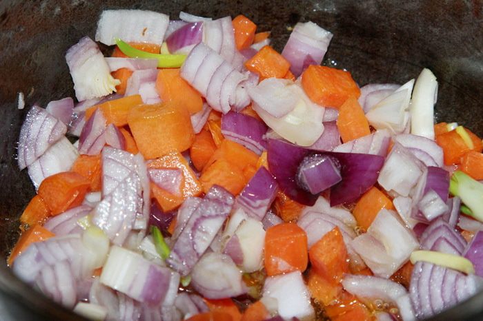 Овощное рагу с тофу (постное меню)