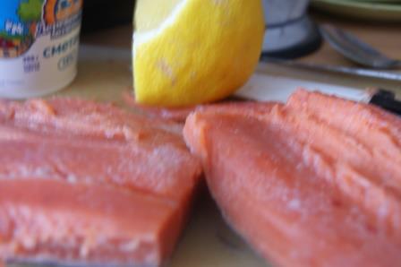 Лососевый крамбл