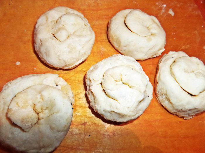 Сливочные булочки с маком (на маскарпоне)