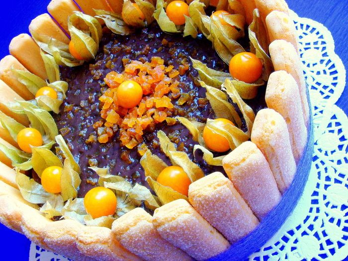 Тирамису торт-мусс &amp;quot;Физалисовая поляна&amp;quot;