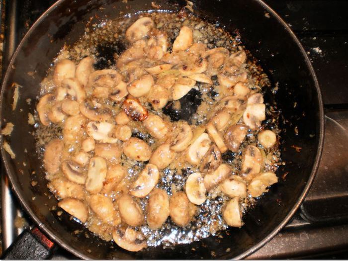 Фунчоза с курицей, грибами, овощами и соусом &amp;quot;Терияки&amp;#39;&amp;#39;