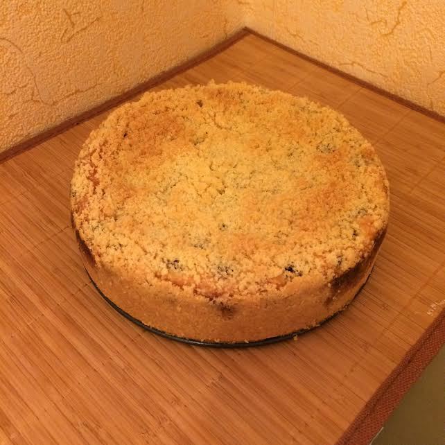 Творожный пирог с нектаринами