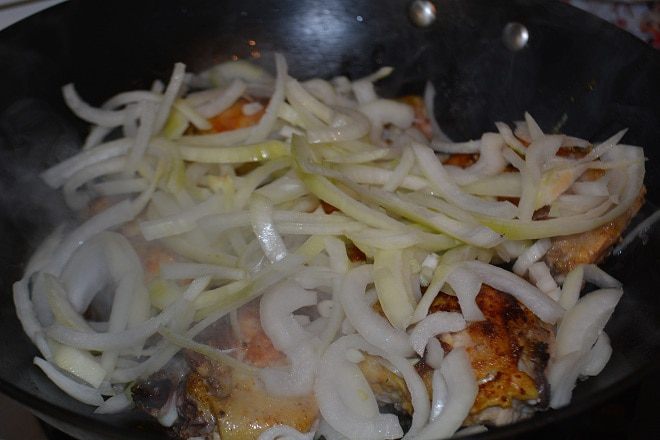Курица пряная