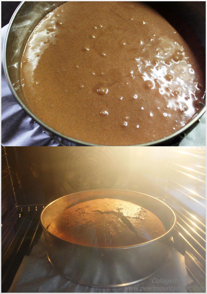 Шоколадно-мятный торт