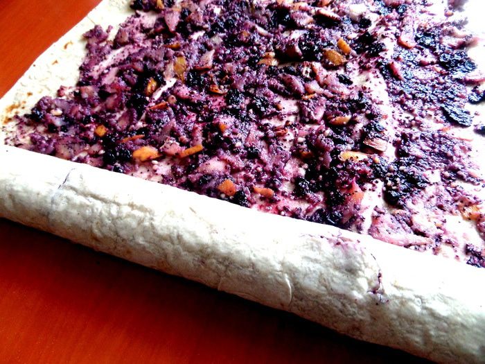 Штрудель из лаваша (постный)