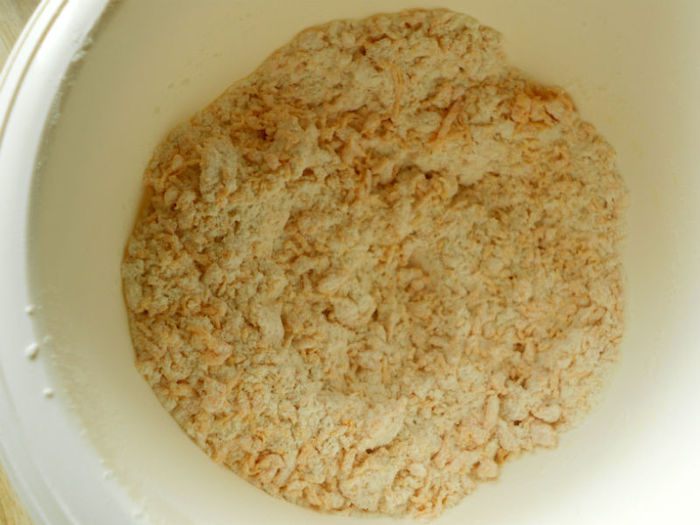 Хрустящий тыквенный пирог с яблоками