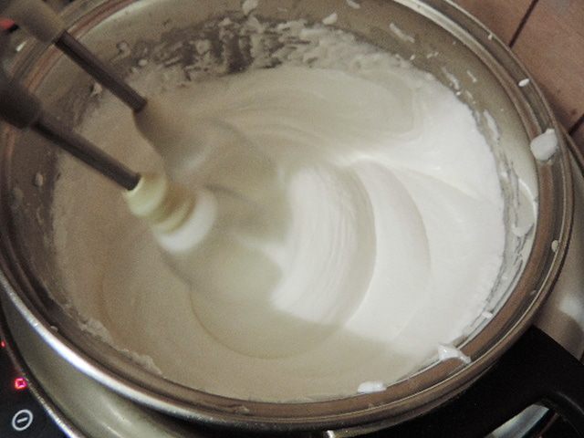 Арахисовое и кокосовое заварное безе 