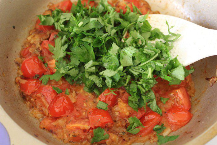 Яично-рыбный террин с креветками