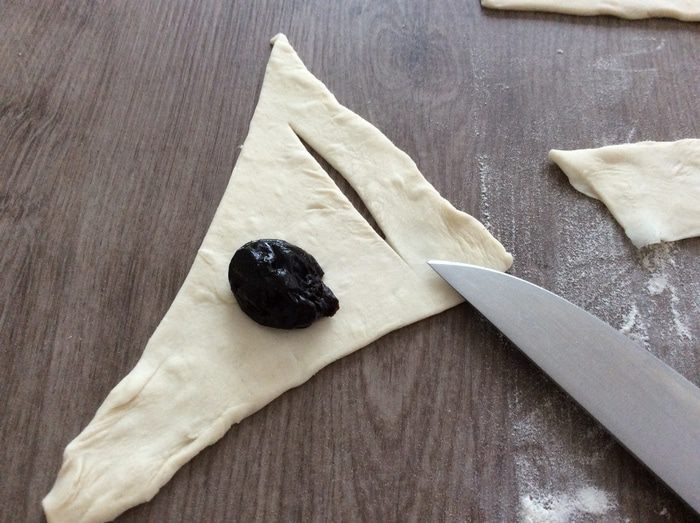 Треугольники с черносливом