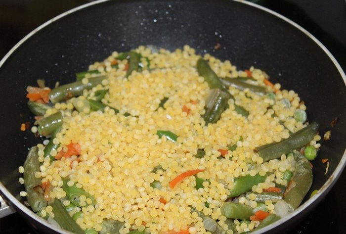 Птитим с овощами 